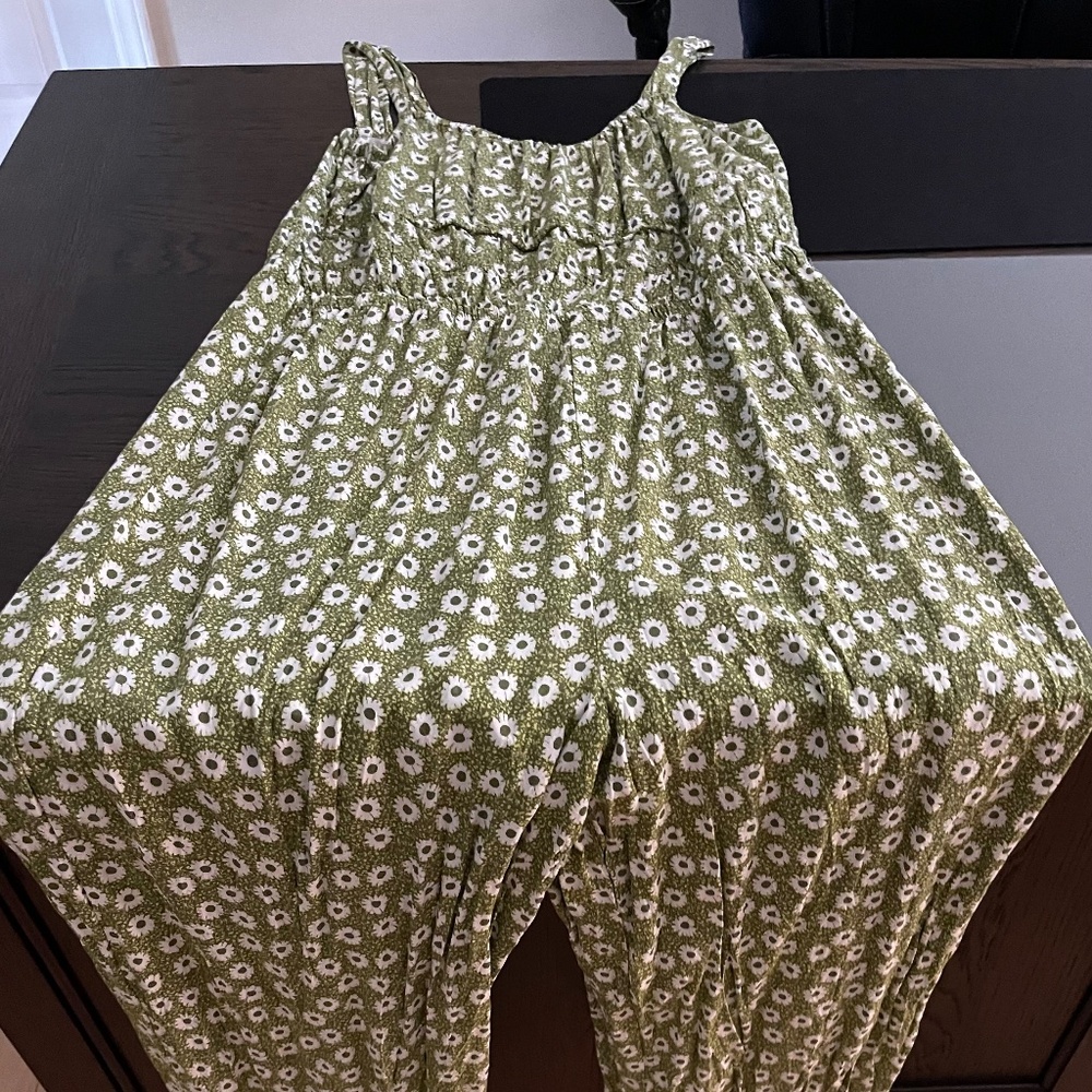 Green Wide leg Jumpsuit Maurices Size L